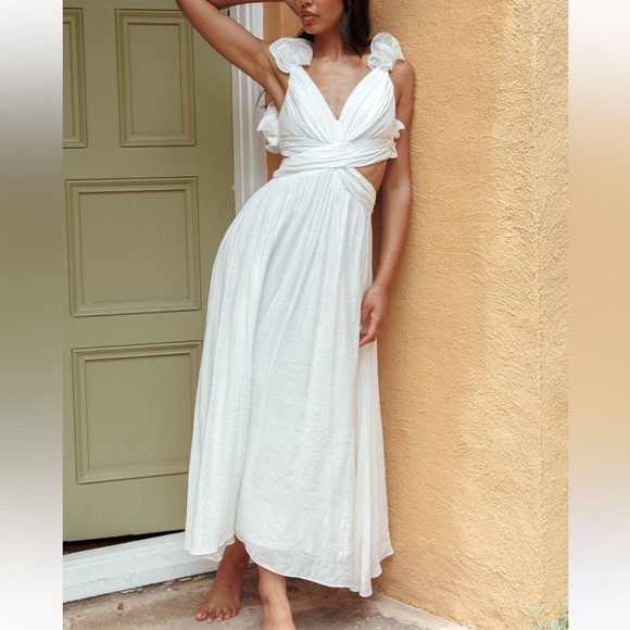 JEAN JAIL Dresses & Skirts - JEAN JAIL women boho ruffle top dress size XL